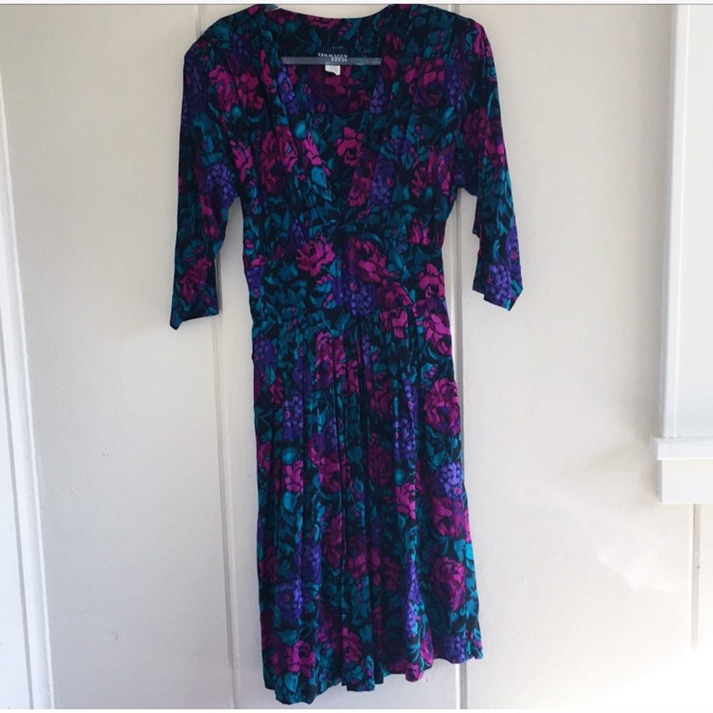 Vintage Floral Dress Sz M
